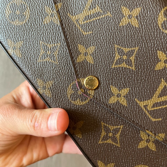 Like New Louis Vuitton FÉLICIE POCHETTE Monogram/Fuchsia - Picture 2 of 9